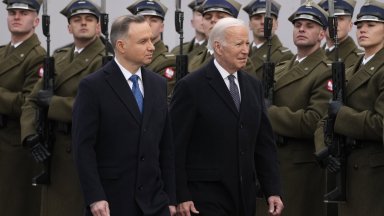 Американският президент Джо Байдън започна със среща с полския си