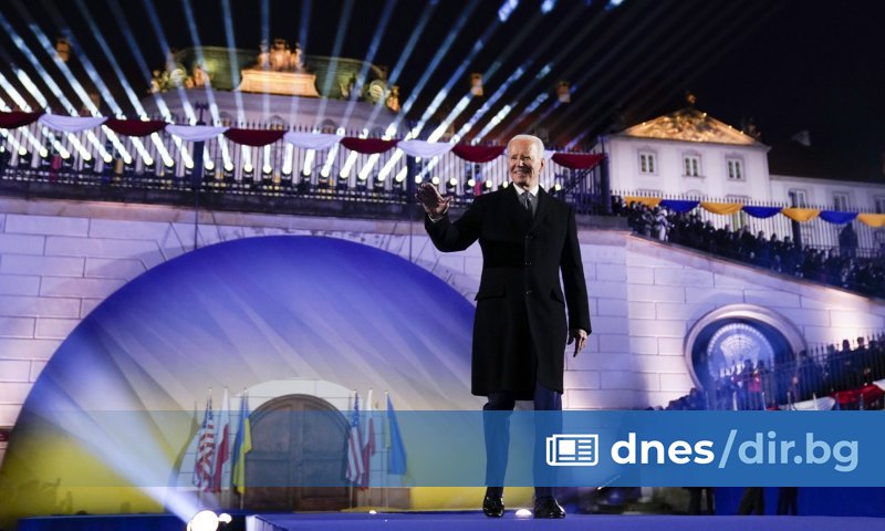 Президентът на САЩ Джо Байдън произнесе реч във Варшава по