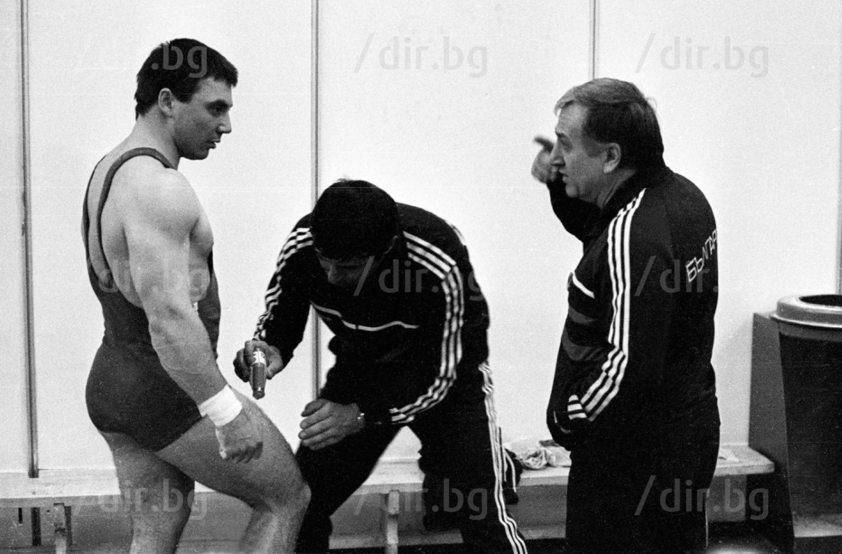 Световна купа в Пловдив, 1988 г.: Абаджиев дава напътствия на Ангел Генчев