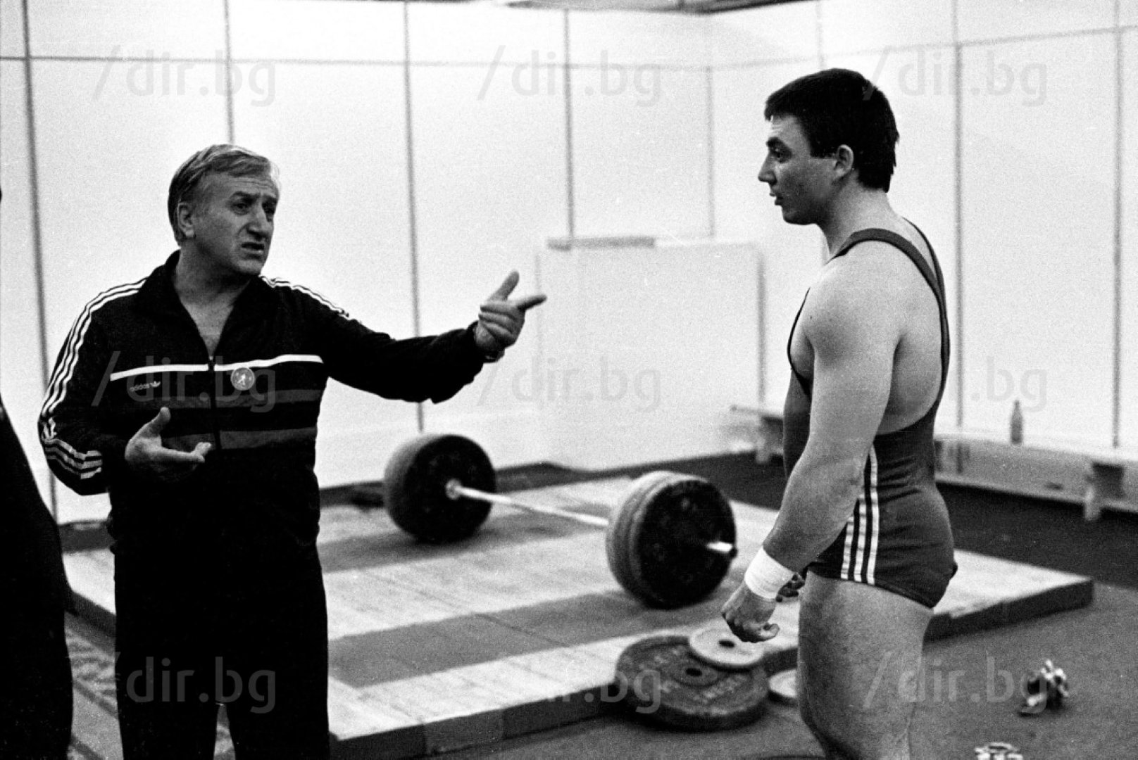 Световна купа в Пловдив, 1988 г.: Абаджиев дава напътствия на Ангел Генчев