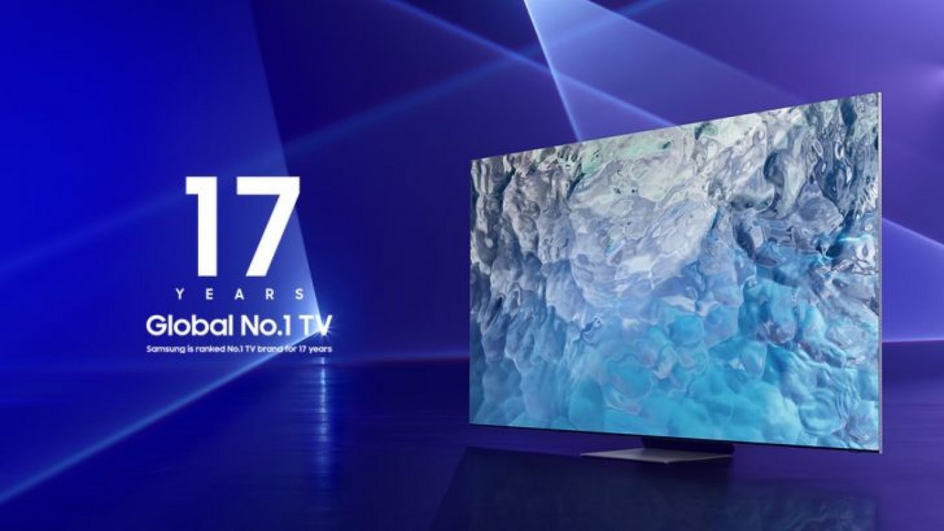 За 17 поредна година Samsung оглави световния пазар на телевизори