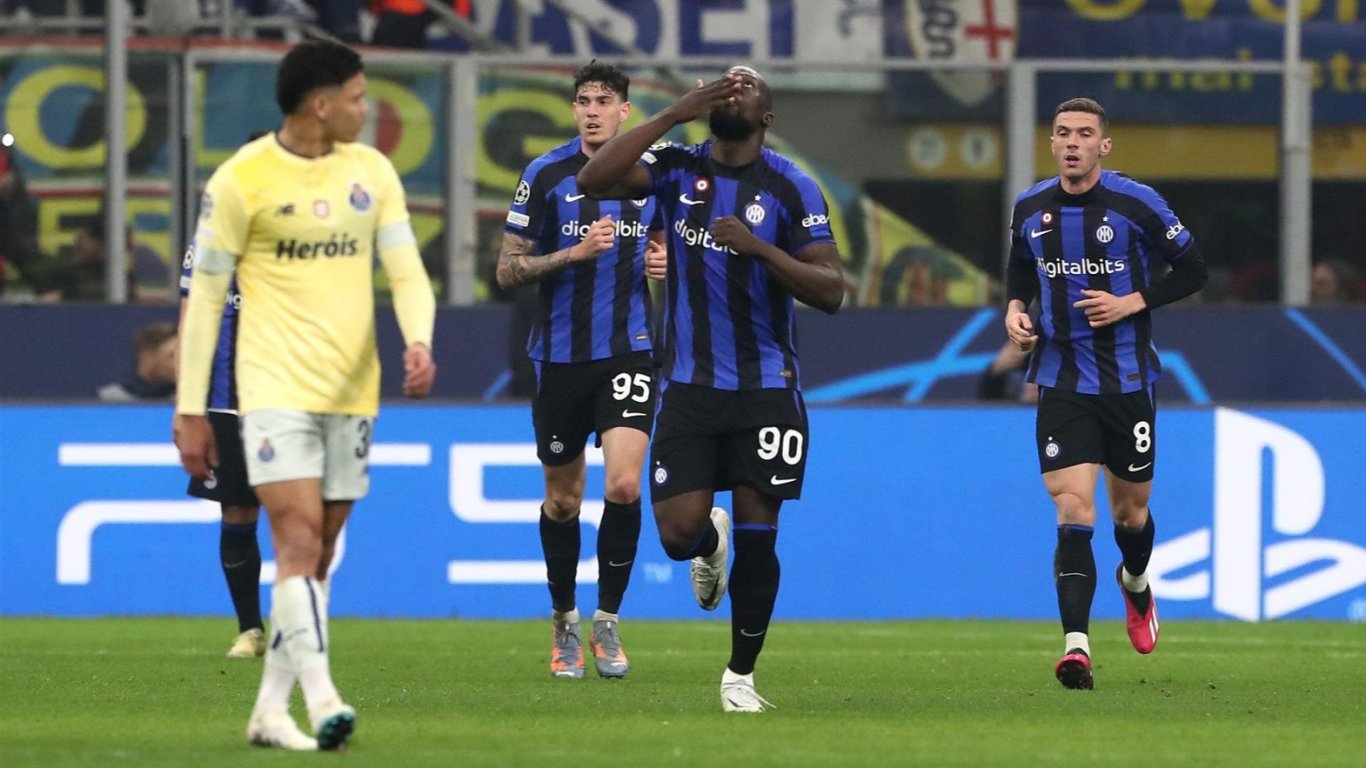 Лукаку влезе от пейката с гол в джоба и зарадва Интер срещу Порто