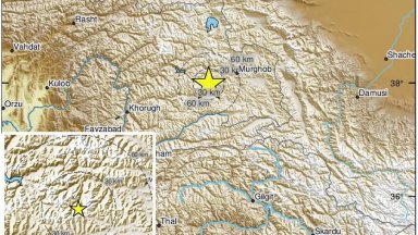 Земетресение с магнитуд 6 8 по скалата на Рихтер разтърси източната