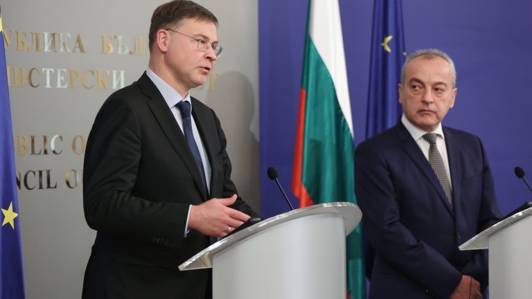 Домбровскис след среща с премиера: Забавянето за еврозоната не трябва да ви обезкуражава