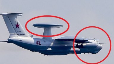 Руски военен самолет за радиолокационно откриване Бериев А 50 е
