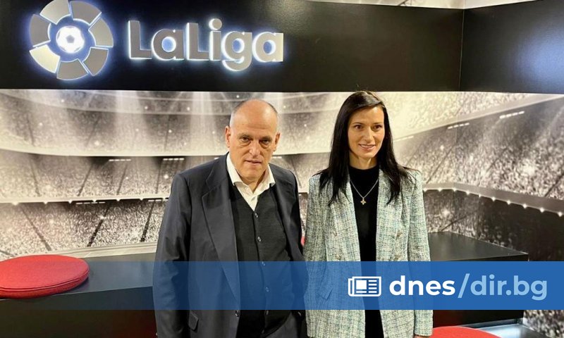 Българският еврокомисар Мария Габриел се срещна с председателите на футболните