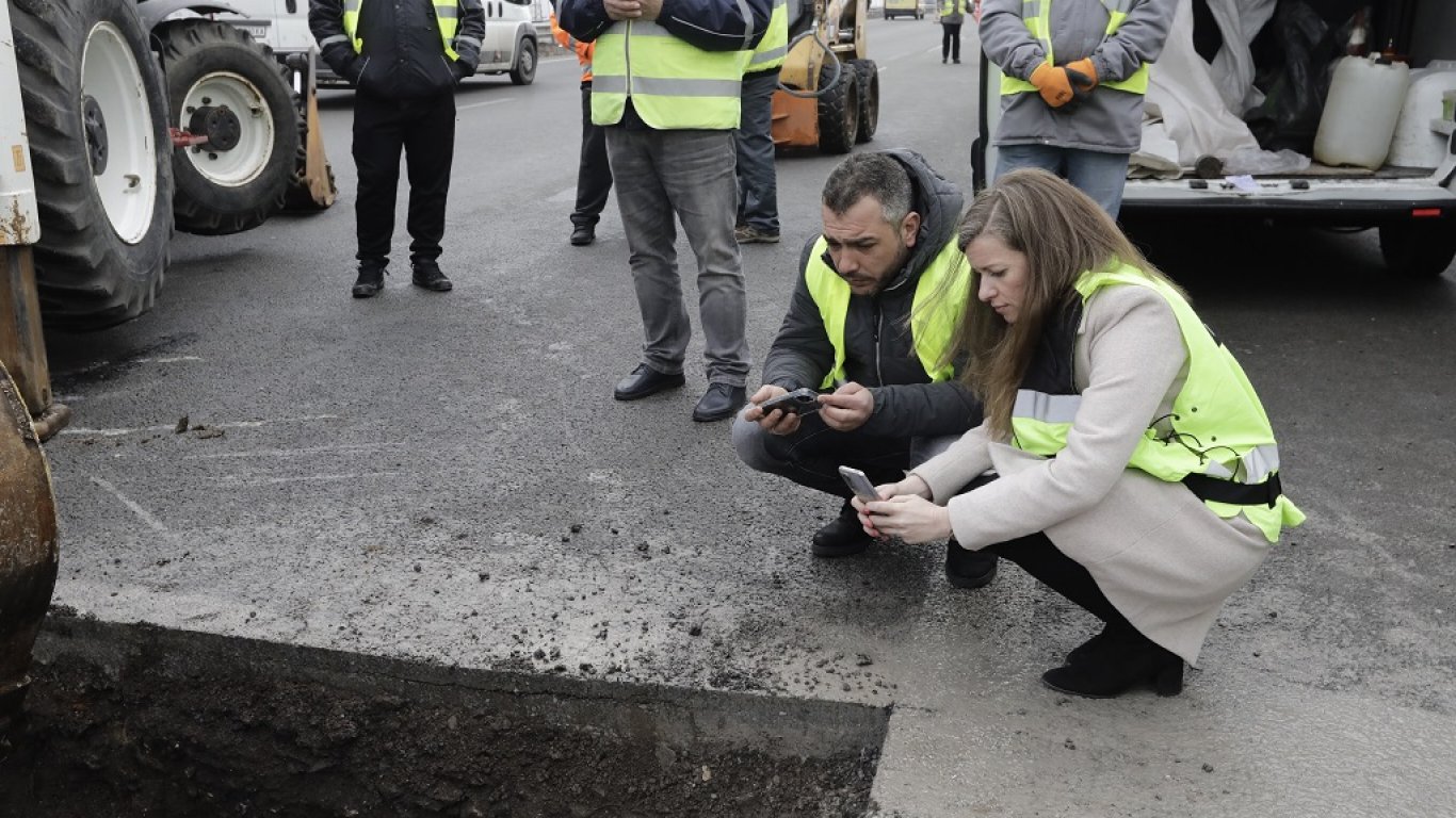 Детектор на лъжата за асфалт ще изследва Скоростната тангента на София