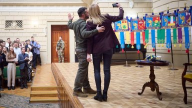 Председателят на Европейския парламент Роберта Мецола се срещна в Украйна