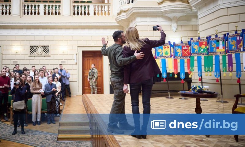 Председателят на Европейския парламент Роберта Мецола се срещна в Украйна