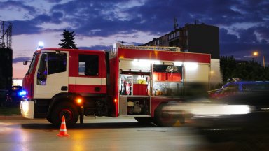 В петък около 19 00 ч е получен сигнал за пожар на ул