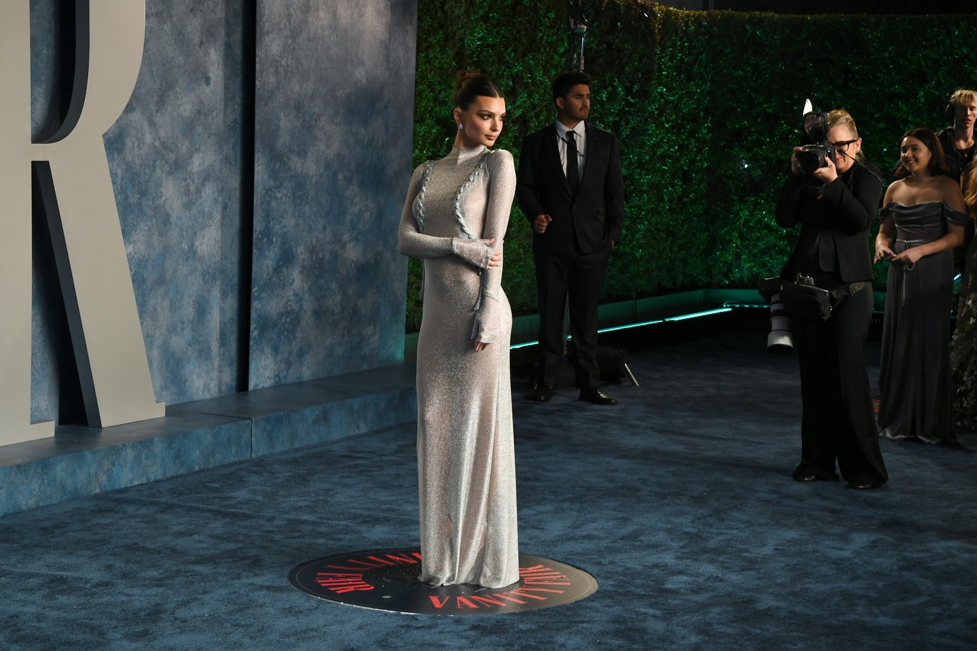  Емили Ратайковски на партито за наградите "Оскар" на Vanity Fair 2023, снимка: Getty Images 
