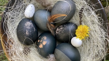 Как да нашарим великденските яйца с натурални бои 