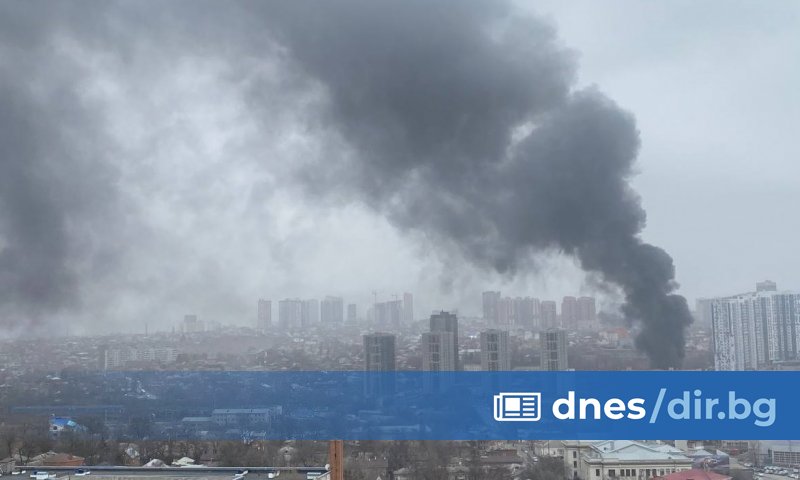 В Ростов на Дон е избухнал пожар в сградата на