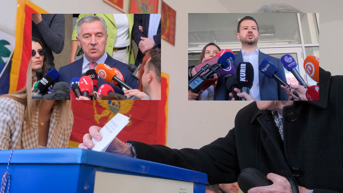 Вотът в Черна гора: Джуканович и Милатович отиват на балотаж с разлика от 6% 