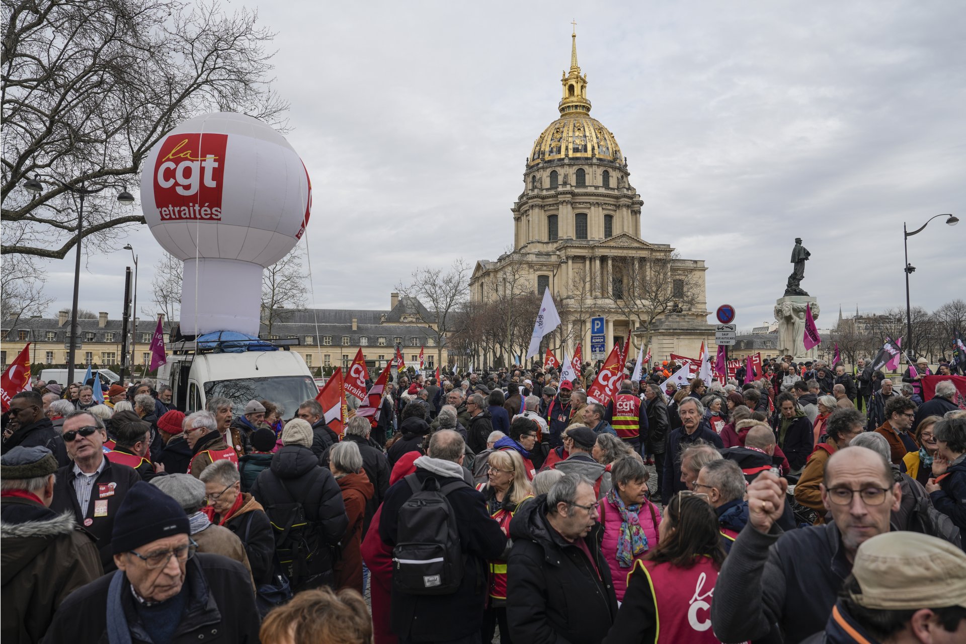 Протест срещу пенсионната реформа, планирана във Франция