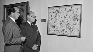 Картина на световноизвестния американски художник Джаксън Полък  водеща фигура на абстрактния
