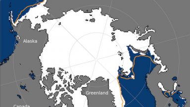 Максимумът на леда в Арктика - на 5 място отзад напред от началото на измерванията