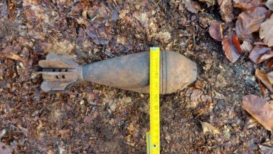 Военнослужещи от Сухопътните войски унищожиха невзривен боеприпас открит в ж к