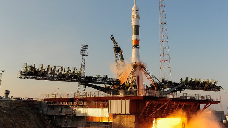 Секунди преди излитането Роскосмос прекрати изстрелване на космонавти към МКС