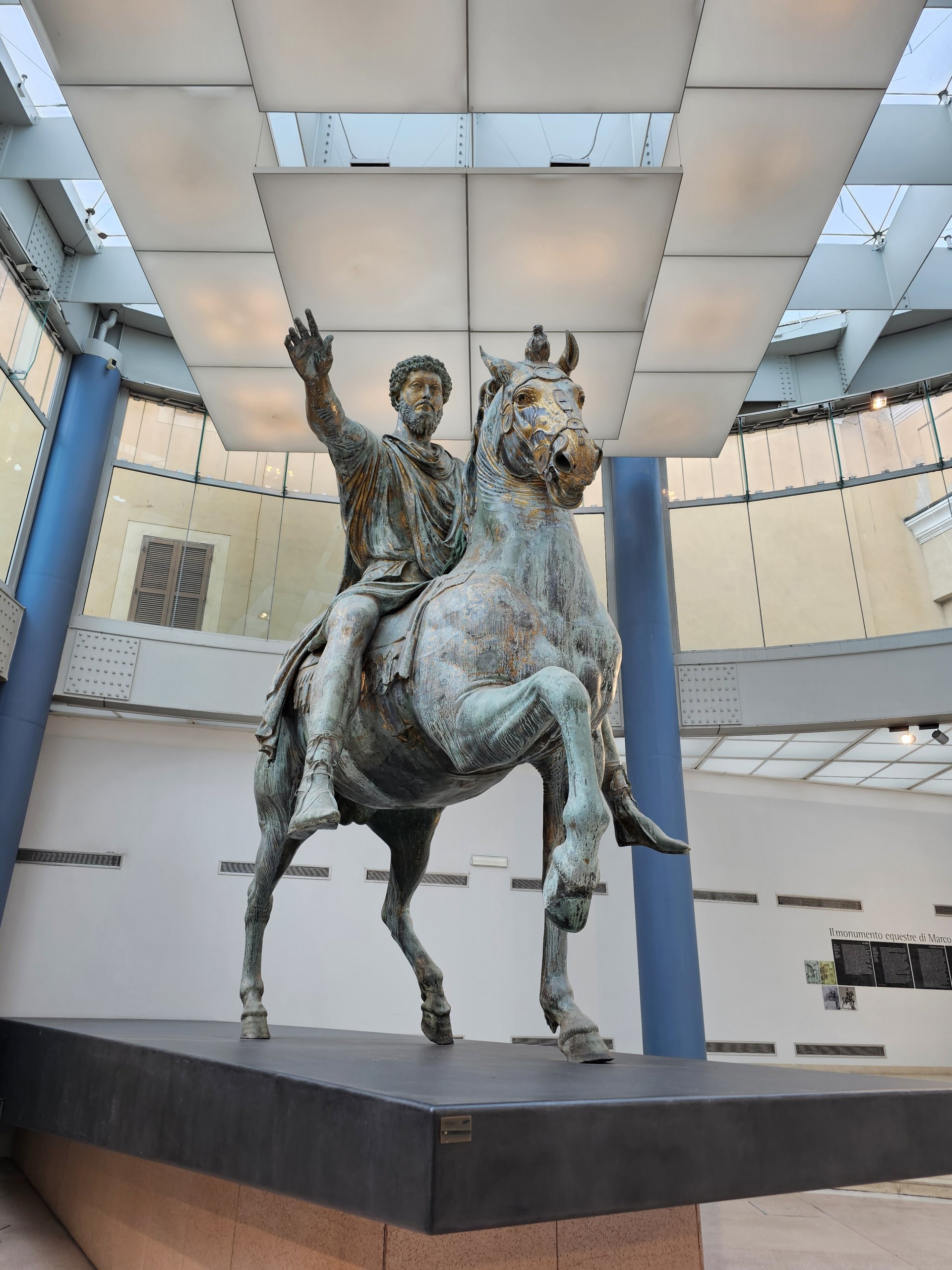 Единствената конна статуя от древността на Марк Аврелий - оригинал