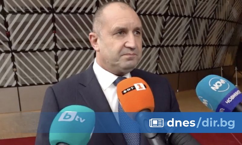 Президентът Румен Радев не отговори конкретно дали България ще арестува