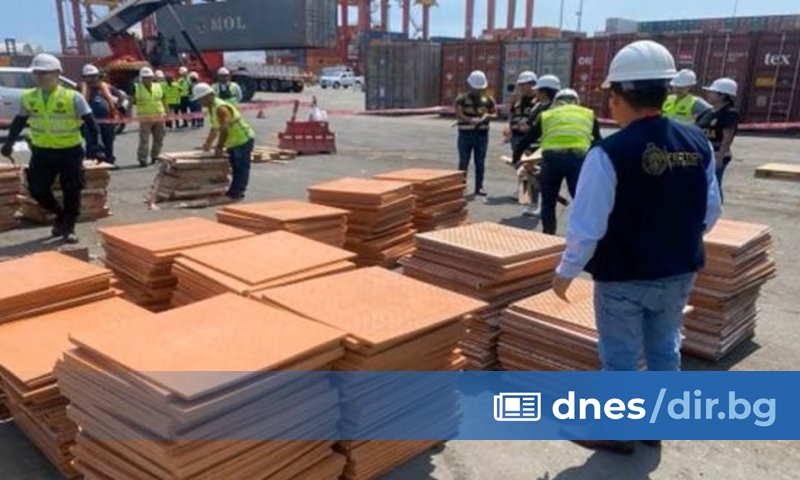 Наркотикът, скрит в опаковки, имитиращи керамични плочки, е бил намерен