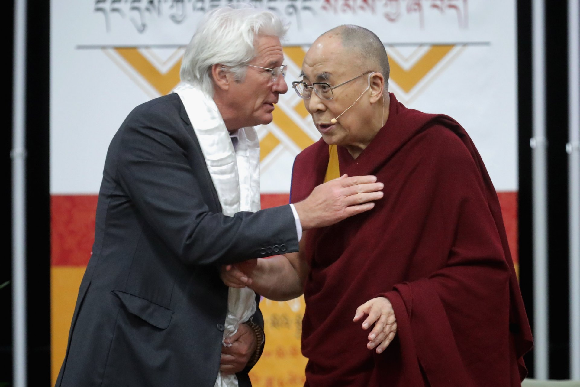 Ричард Гиър и Далай Лама