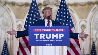 Това заяви бившият президент Доналд Тръмп от имението си Мар а