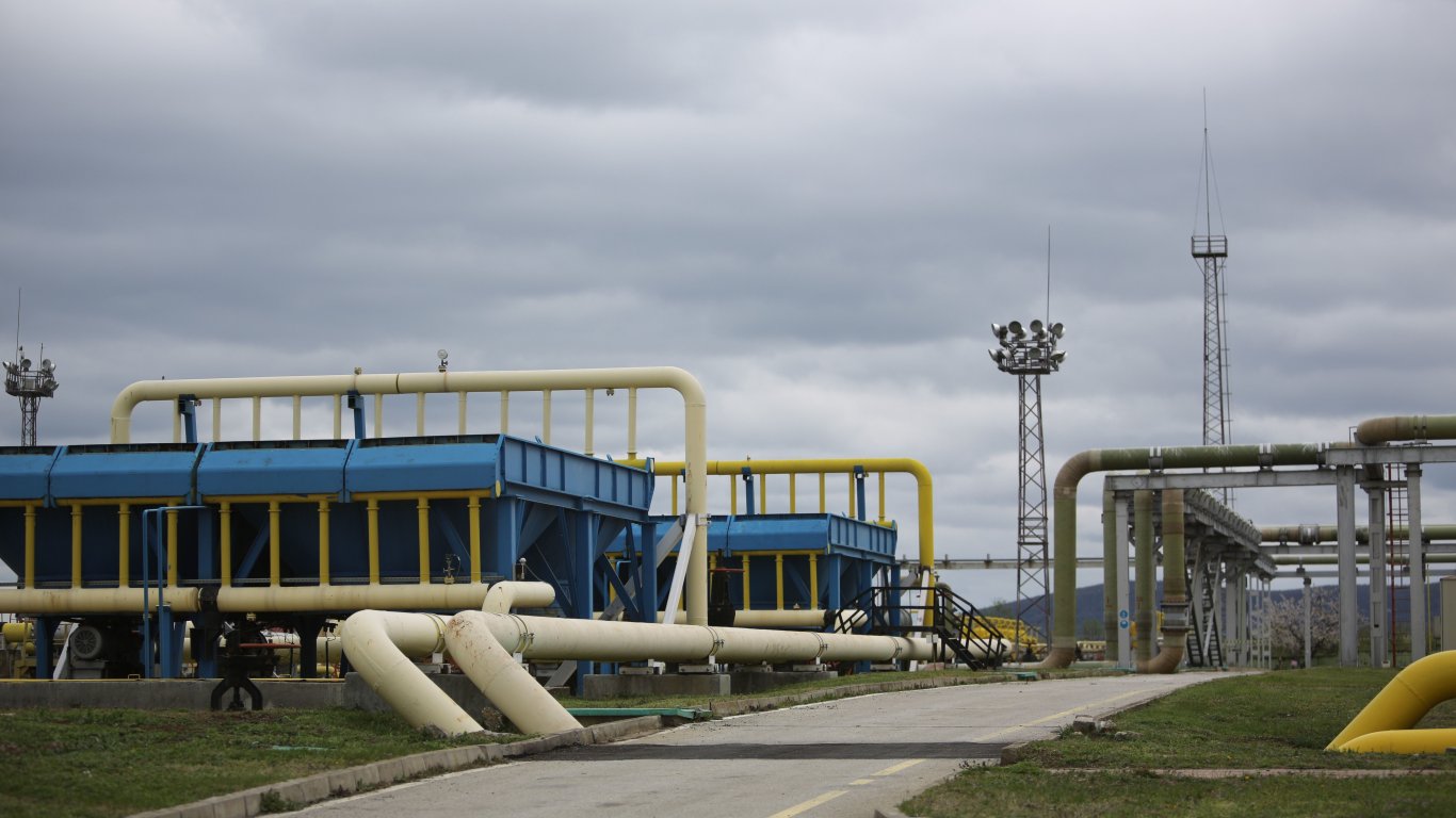 Над 90% от капацитета на подземното газово хранилище "Чирен" вече е запълнен