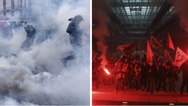 Над 11000 полицаи охраняват демонстрациите из страната по време на