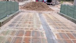 Затвориха временния мост в Каравелово заради високи нива на реката