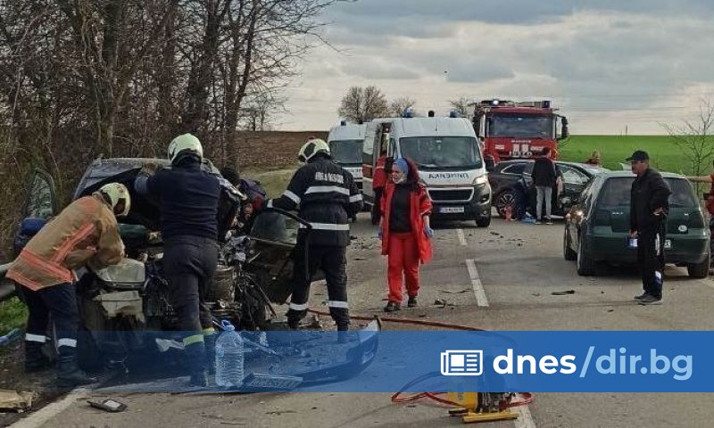 Инцидентът е станал около 17:10 часа на пътя Пристое- Царев