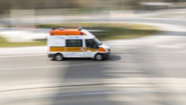 От силния удар е пострадал 59 годишен мъж от Пловдив Той