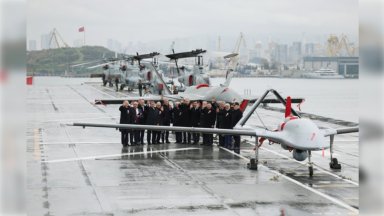 Построен в истанбулската корабостроителница Седеф корабът TCG Анадолу може да