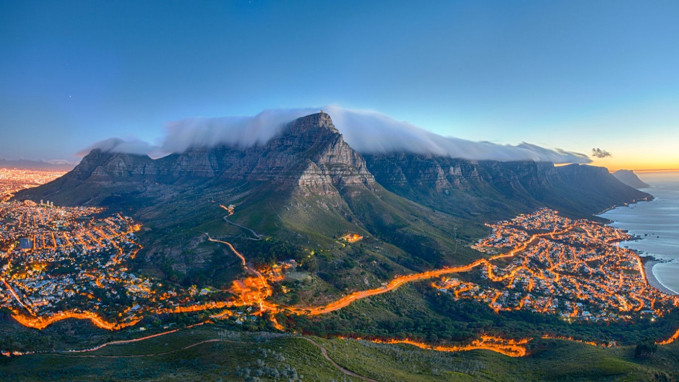 Необикновената планина Тейбъл Маунтин - вдъхновението на Нелсън Мандела