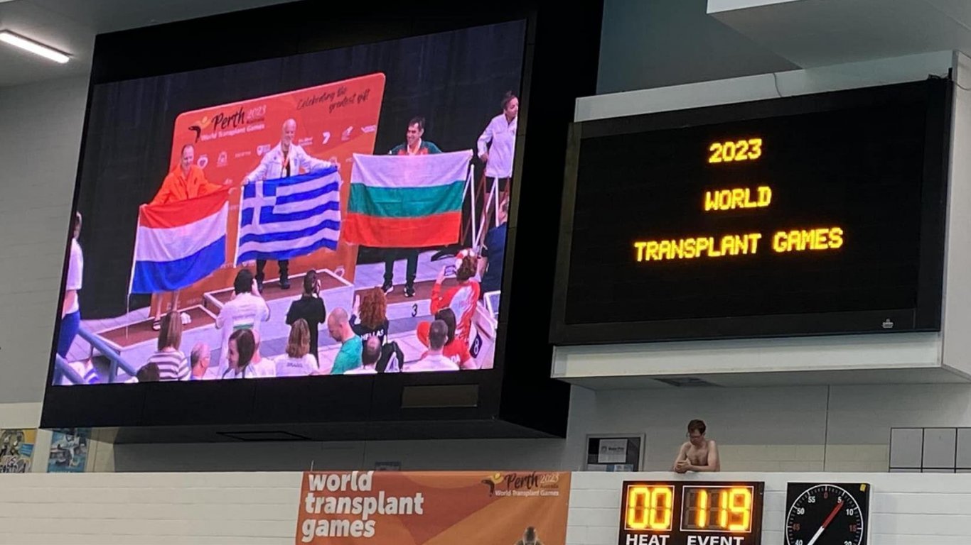 България с втори медал от световното за трансплантирани, БОК уважи призьорите
