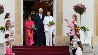 Принцеса Александра от Люксембург се омъжи за Николас Багори на гражданска церемония