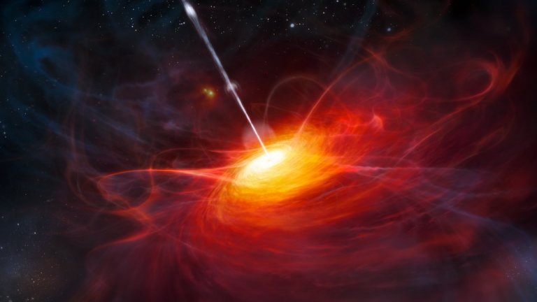 Астрономи откриха как се запалват квазарите