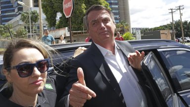 68 годишният Болсонаро бе разпитван в централата на федералната полиция в