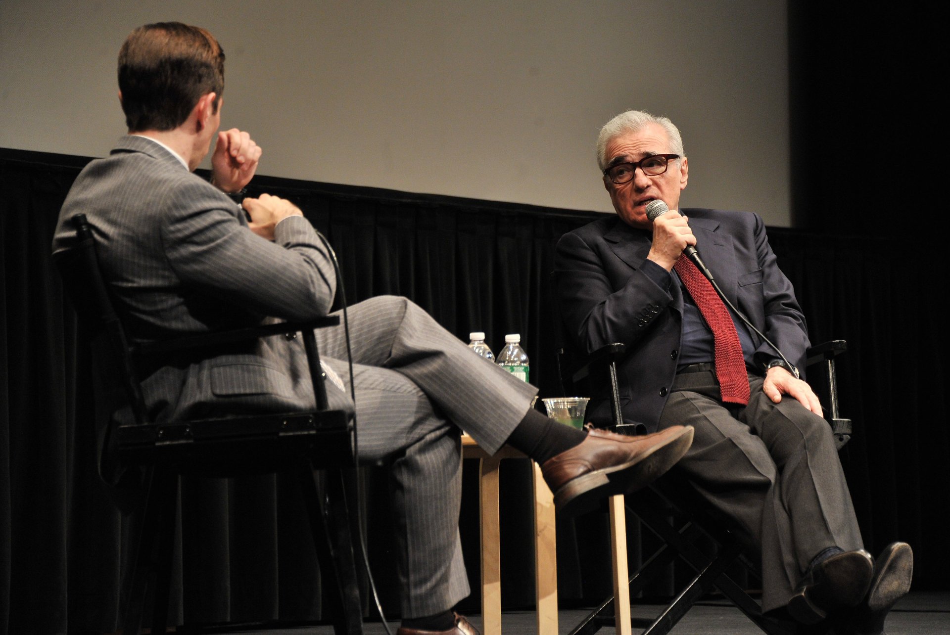 Мартин Скорсезе по време на дискусия за филма "Жестоки улици"