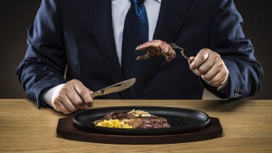 Яденето на месо се смята за признак на мъжественост
