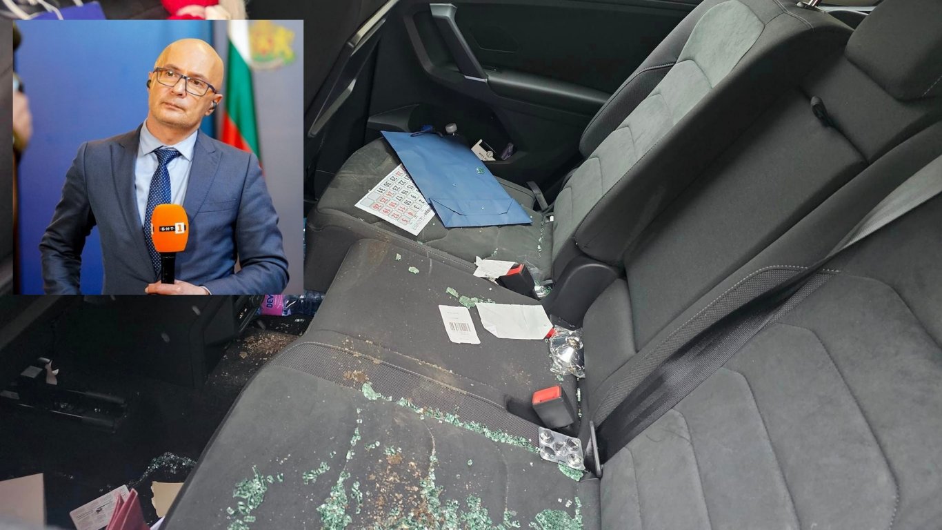 Разбиха колата на криминалния репортер на БНТ Иво Никодимов 