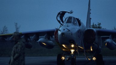 Украинската противовъздушна отбрана се задейства за да отблъсне руска атака