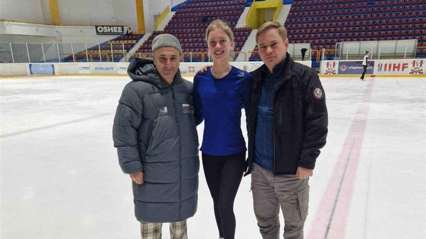 Александра Фейгин на лагер в Русия преди Европейското