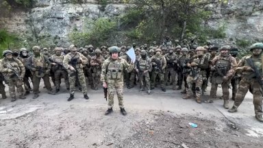 Видеозаписът е препубликуван от пресслужбата на шефа на ЧВК Вагнер