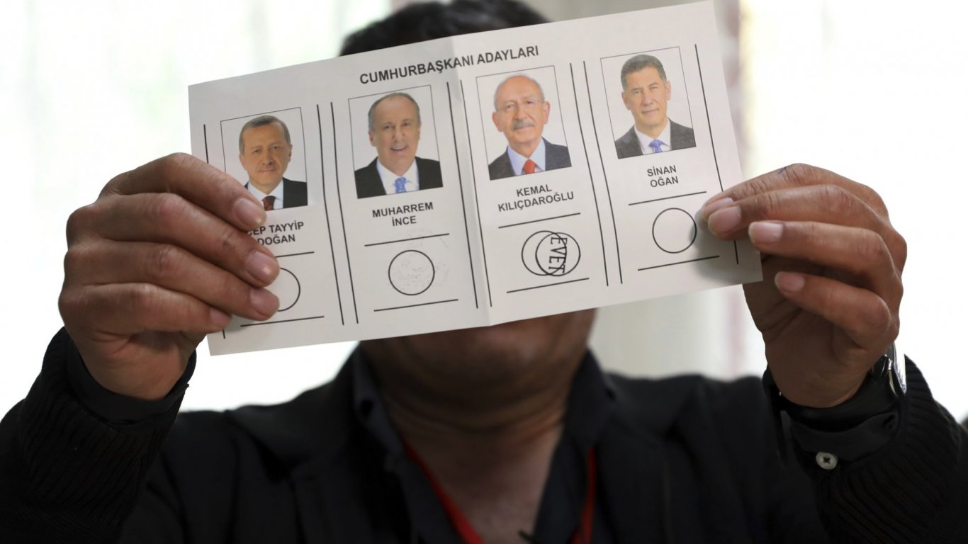 Ердоган води на президентските избори, според първоначалните резултати
