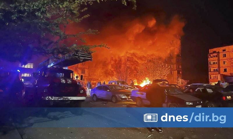 В Киев се чуват силни експлозии. Противовъздушната отбрана на украинската