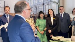  Министърът на културата Найден Тодоров откри Българския павилион на биеналето във Венеция