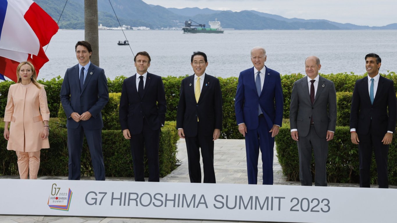 Г-7 използва помирителен тон към Китай и го призова да окаже натиск върху Русия