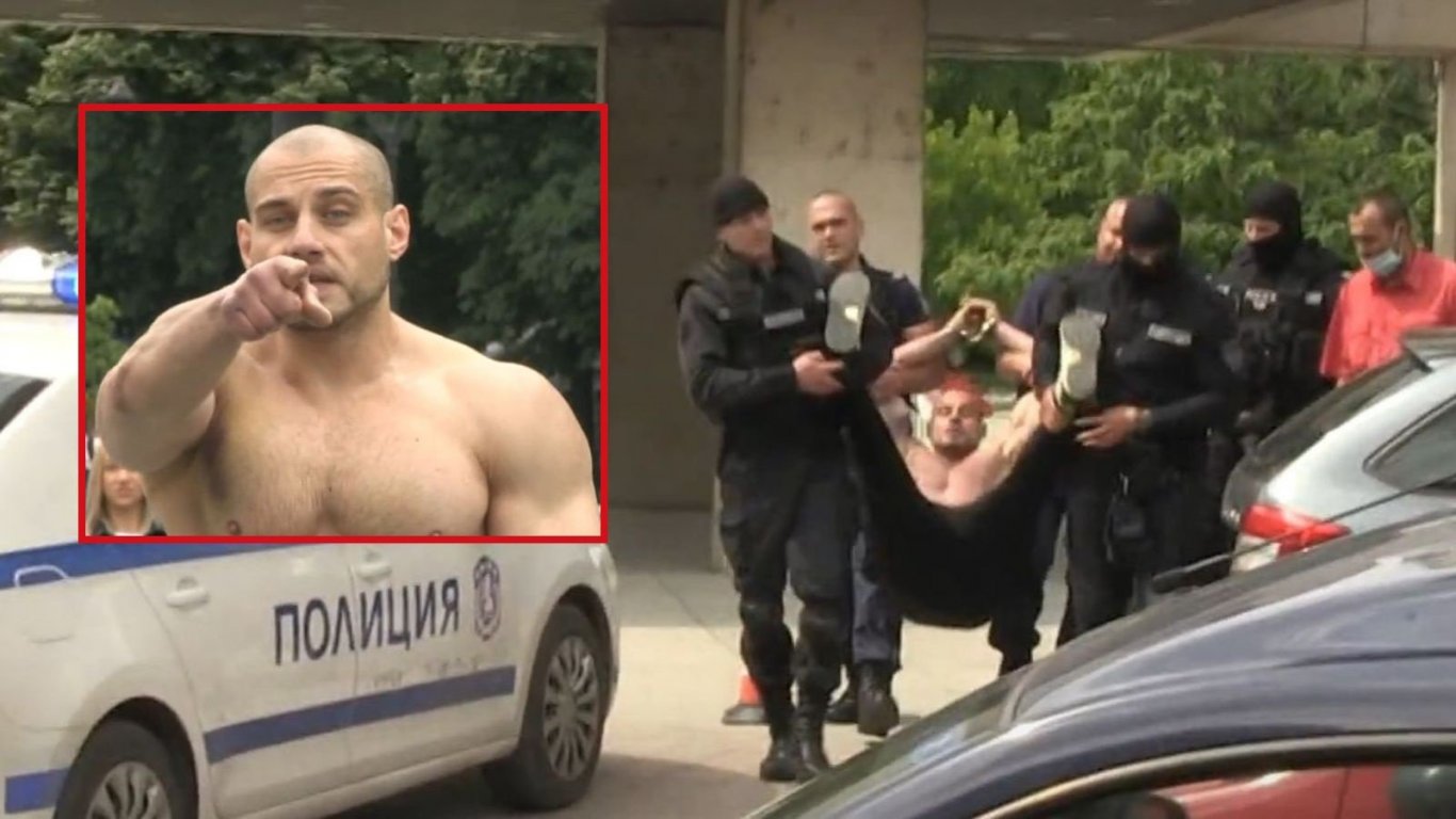Барети обезвредиха буйстващ културист в центъра на Русе
